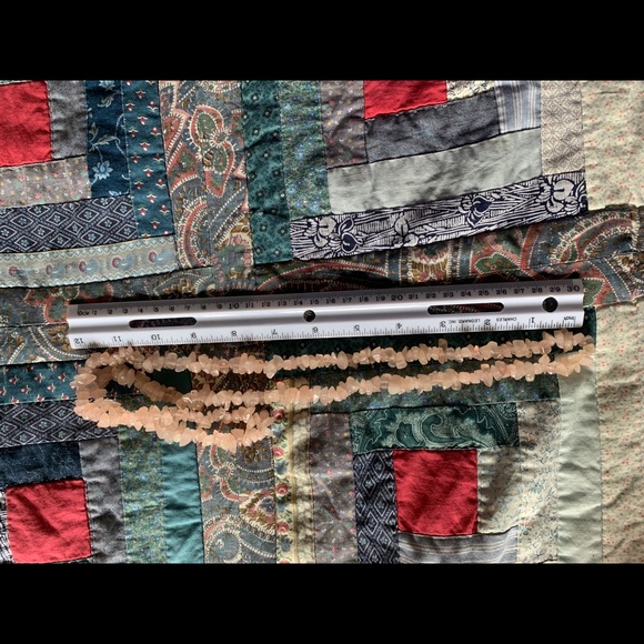 Rose Quartz Long Necklace - Picture 3 of 3